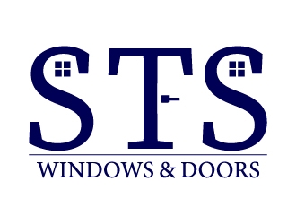 STS Windows & Doors logo design by Shailesh