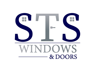 STS Windows & Doors logo design by Shailesh