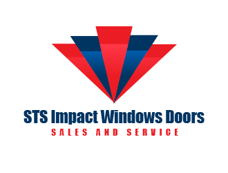STS Windows & Doors logo design by BeDesign