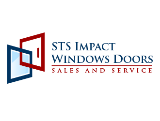 STS Windows & Doors logo design by BeDesign