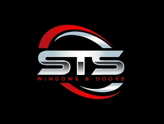 STS Windows & Doors logo design by Marianne