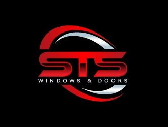 STS Windows & Doors logo design by Marianne