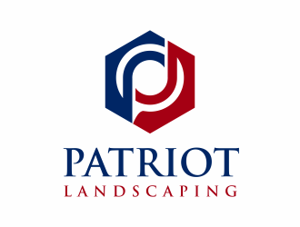 Patriot Landscaping logo design by santrie