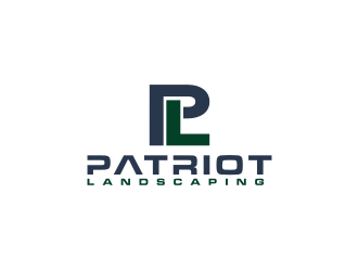Patriot Landscaping logo design by bricton