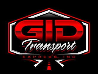 GID Transport Express Inc logo design by ORPiXELSTUDIOS