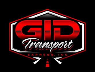 GID Transport Express Inc logo design by ORPiXELSTUDIOS