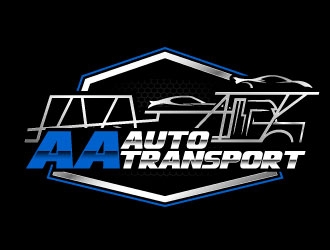 AA Auto Transport logo design by daywalker