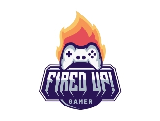 Fired Up! Gamer logo design by Mardhi