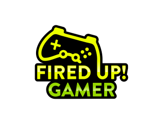 Fired Up! Gamer logo design by arturo_