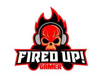 Fired Up! Gamer logo design by coco
