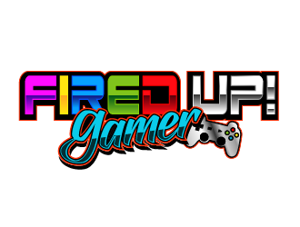 Fired Up! Gamer logo design by axel182