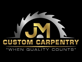 JM Custom Carpentry logo design by pambudi