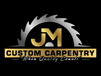 JM Custom Carpentry logo design by pambudi