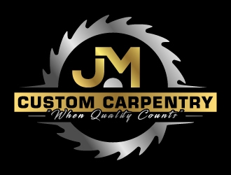 JM Custom Carpentry logo design by pambudi