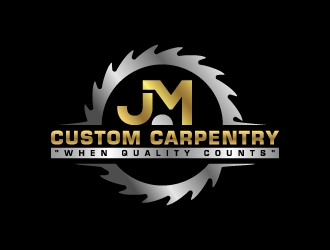 JM Custom Carpentry logo design by pambudi