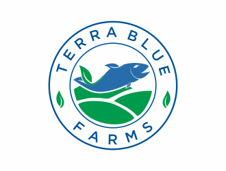 Terra Blue Farms logo design by Mahrein