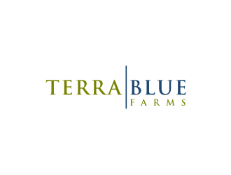 Terra Blue Farms logo design by bricton