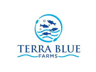Terra Blue Farms logo design by Foxcody