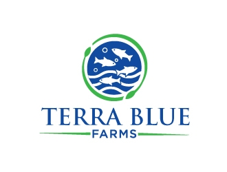 Terra Blue Farms logo design by Foxcody