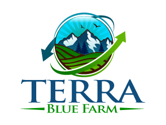 Terra Blue Farms logo design by THOR_