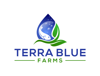 Terra Blue Farms logo design by cintoko