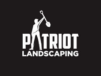Patriot Landscaping logo design by YONK
