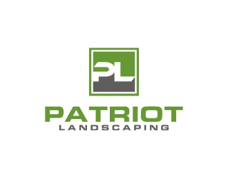 Patriot Landscaping logo design by MarkindDesign