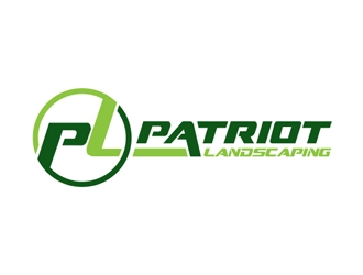 Patriot Landscaping logo design by Abril