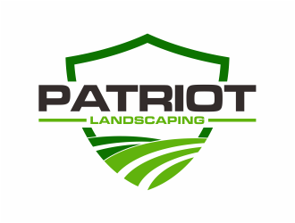 Patriot Landscaping logo design by mutafailan