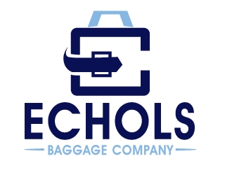 Echols Baggage Company   logo design by PMG