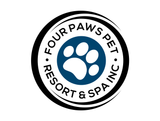 Four Paws Pet Resort & Spa Inc. logo design by cintoko