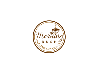 Morning Rush- breakfast and coffee logo design by bricton