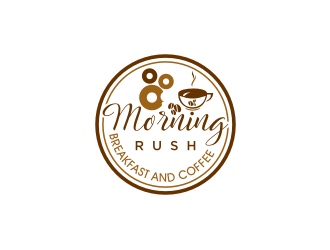 Morning Rush- breakfast and coffee logo design by bricton