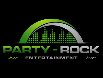 Party-Rock Entertainment logo design by p0peye