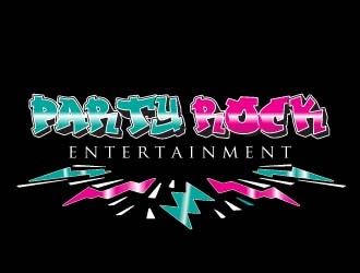 Party-Rock Entertainment logo design by Vincent Leoncito