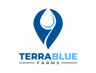 Terra Blue Farms logo design by mutafailan