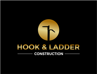 Hook & Ladder Construction logo design by Girly