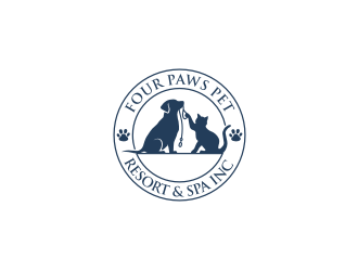 Four Paws Pet Resort & Spa Inc. logo design by restuti
