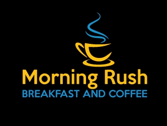 Morning Rush- breakfast and coffee logo design by AamirKhan