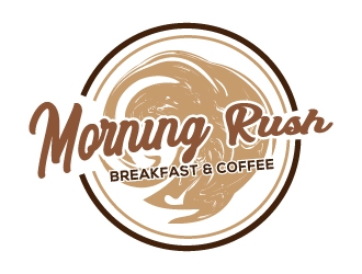 Morning Rush- breakfast and coffee logo design by MUSANG