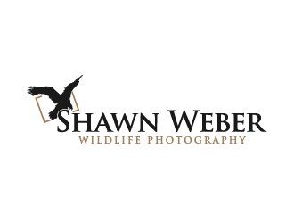 Shawn Weber Wildlife Photography logo design by kakikukeju