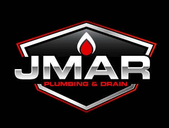 jmar plumbimg & drain logo design by AamirKhan