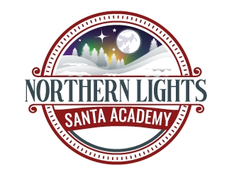 Northern Lights Santa Academy logo design by LogoQueen