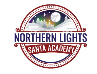 Northern Lights Santa Academy logo design by LogoQueen