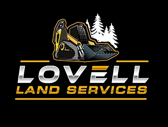 Lovell Land Services logo design by PrimalGraphics