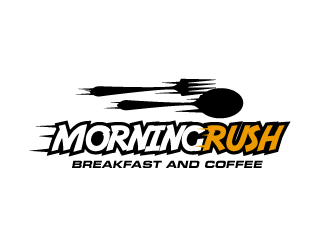 Morning Rush- breakfast and coffee logo design by torresace