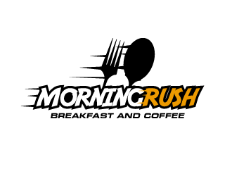 Morning Rush- breakfast and coffee logo design by torresace