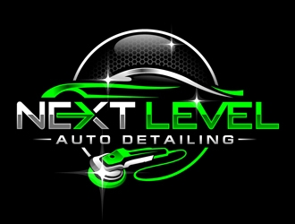 Next Level Auto Detailing logo design by DreamLogoDesign