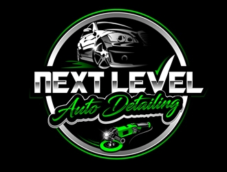 Next Level Auto Detailing logo design by DreamLogoDesign