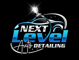 Next Level Auto Detailing logo design by DreamLogoDesign